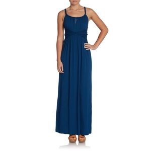 Max Studio | Braided Trim Keyhole Maxi Dress